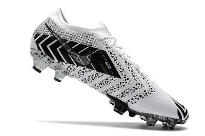 Men's Nike Mercurial Vapor 13 Elite FG Firm Ground Low-Tops Football Boots - Black/White/Blue