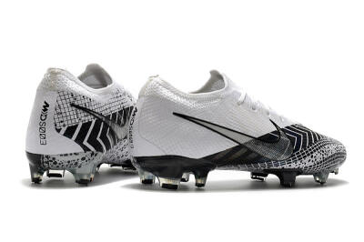 Men's Nike Mercurial Vapor 13 Elite FG Firm Ground Low-Tops Football Boots - Black/White/Blue