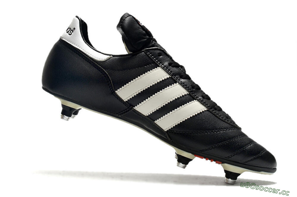 Men's Adidas Copa World Cup SG Soft Ground Low-Tops Football Boots - Black/White/Red 4