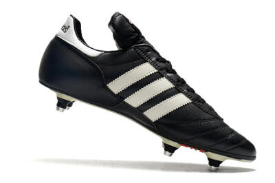 Men's Adidas Copa World Cup SG Soft Ground Low-Tops Football Boots - Black/White/Red