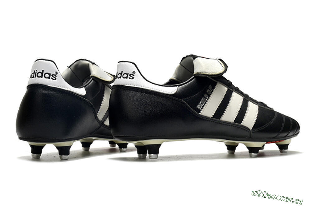 Men's Adidas Copa World Cup SG Soft Ground Low-Tops Football Boots - Black/White/Red 6