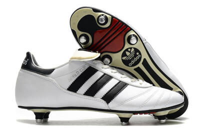 Men's Adidas Copa World Cup SG Soft Ground Low-Tops Football Boots - White/Black/Red