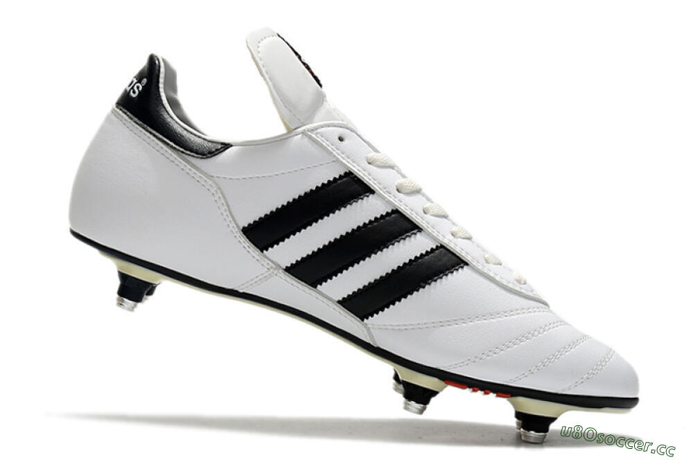 Men's Adidas Copa World Cup SG Soft Ground Low-Tops Football Boots - White/Black/Red 4