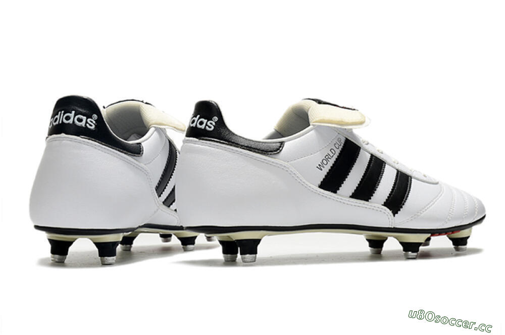 Men's Adidas Copa World Cup SG Soft Ground Low-Tops Football Boots - White/Black/Red 6