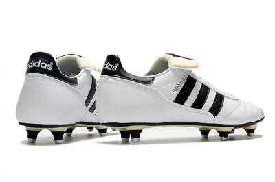 Men's Adidas Copa World Cup SG Soft Ground Low-Tops Football Boots - White/Black/Red