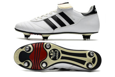 Men's Adidas Copa World Cup SG Soft Ground Low-Tops Football Boots - White/Black/Red
