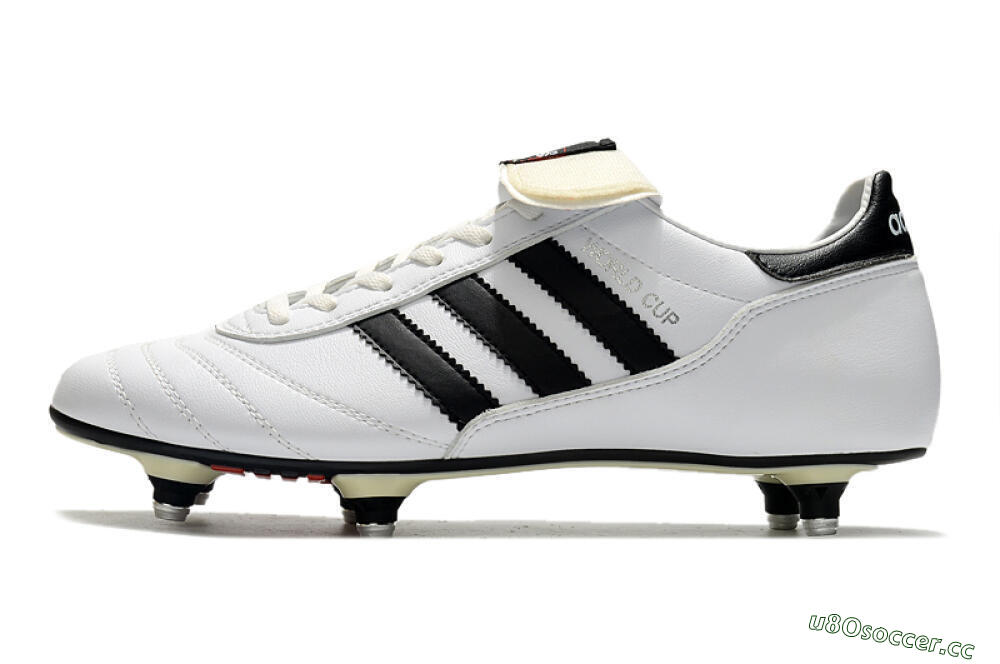 Men's Adidas Copa World Cup SG Soft Ground Low-Tops Football Boots - White/Black/Red 0