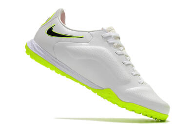 Men's Nike React Tiempo Legend 9 Pro TF Artificial Turf Low-Tops Football Shoes - White/Yellow/Black