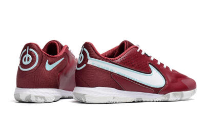 Men's Nike React Tiempo Legend 9 Pro IC Indoor & Futsal Low-Tops Football Shoes - Red/White/Jade