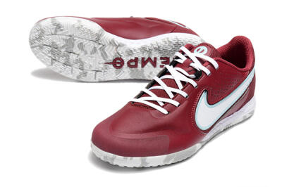 Men's Nike React Tiempo Legend 9 Pro IC Indoor & Futsal Low-Tops Football Shoes - Red/White/Jade