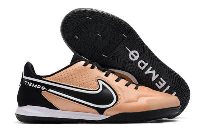 Men's Nike React Tiempo Legend 9 Pro IC Indoor & Futsal Low-Tops Football Shoes - Gold/Black/White