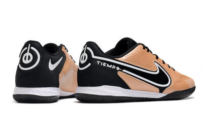 Men's Nike React Tiempo Legend 9 Pro IC Indoor & Futsal Low-Tops Football Shoes - Gold/Black/White