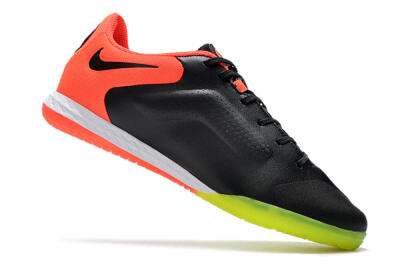 Men's Nike React Tiempo Legend 9 Pro IC Indoor & Futsal Low-Tops Football Shoes - Black/Yellow/Red