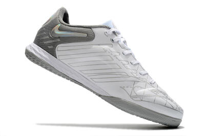 Men's Nike React Tiempo Legend 9 Pro IC Indoor & Futsal Low-Tops Football Shoes - White/Silver/Grey