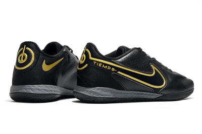 Men's Nike React Tiempo Legend 9 Pro IC Indoor & Futsal Low-Tops Football Shoes - Black/Gold/White