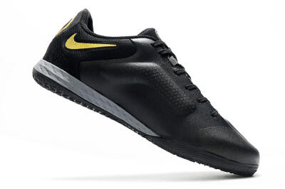 Men's Nike React Tiempo Legend 9 Pro IC Indoor & Futsal Low-Tops Football Shoes - Black/Gold/White