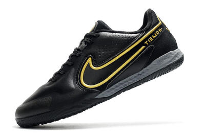 Men's Nike React Tiempo Legend 9 Pro IC Indoor & Futsal Low-Tops Football Shoes - Black/Gold/White