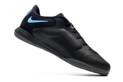 Men's Nike React Tiempo Legend 9 Pro IC Indoor & Futsal Low-Tops Football Shoes - Black/Gold/Blue
