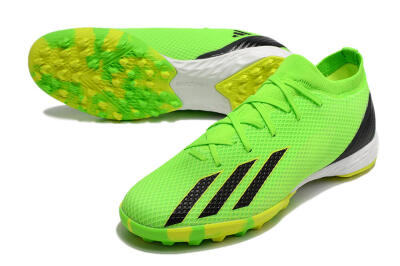 Men's Adidas X Speedportal.3 TF Artificial Turf Low-Tops Football Shoes - Yellow/Black/White
