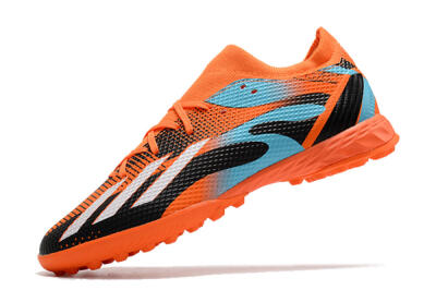 Men's Adidas X Speedportal.3 TF Artificial Turf Low-Tops Football Shoes - Red/White/Black/Blue