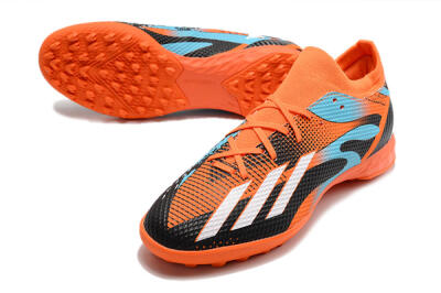 Men's Adidas X Speedportal.3 TF Artificial Turf Low-Tops Football Shoes - Red/White/Black/Blue