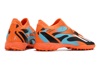 Men's Adidas X Speedportal.3 TF Artificial Turf Low-Tops Football Shoes - Red/White/Black/Blue