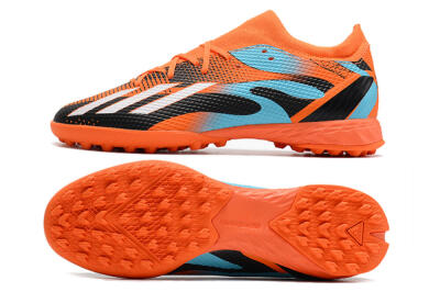 Men's Adidas X Speedportal.3 TF Artificial Turf Low-Tops Football Shoes - Red/White/Black/Blue
