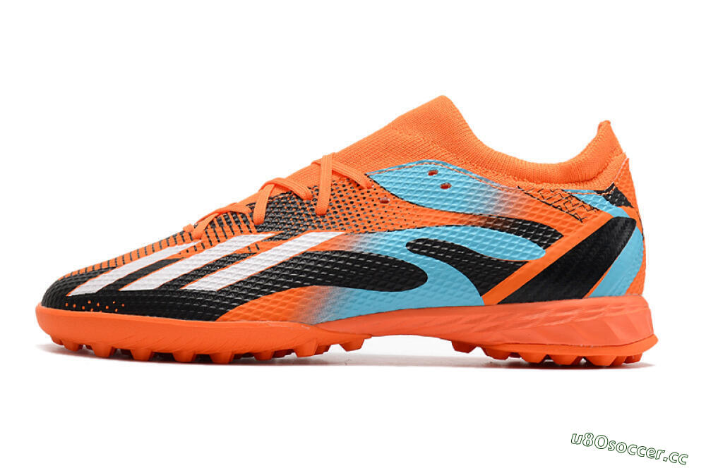 Men's Adidas X Speedportal.3 TF Artificial Turf Low-Tops Football Shoes - Red/White/Black/Blue 0
