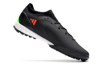 Men's Adidas X Speedportal.3 TF Artificial Turf Low-Tops Football Shoes - Black/Red/White