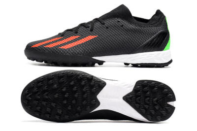 Men's Adidas X Speedportal.3 TF Artificial Turf Low-Tops Football Shoes - Black/Red/White