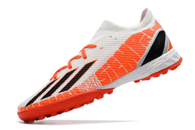 Men's Adidas X Speedportal.3 TF Artificial Turf Low-Tops Football Shoes - White/Black/Red