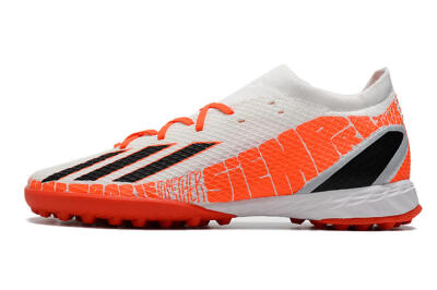 Men's Adidas X Speedportal.3 TF Artificial Turf Low-Tops Football Shoes - White/Black/Red
