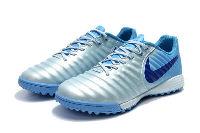 Men's Nike Tiempox Ligera IV TF Artificial Turf Low-Tops Football Shoes - Jade/Blue