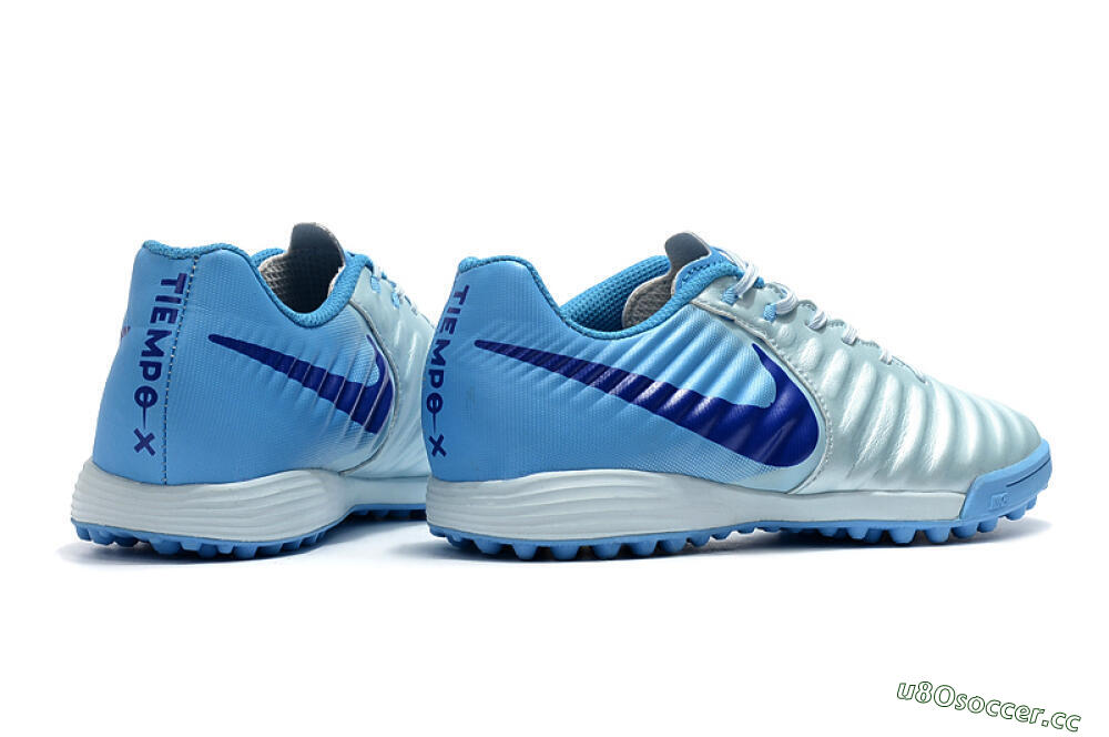 Men's Nike Tiempox Ligera IV TF Artificial Turf Low-Tops Football Shoes - Jade/Blue 9
