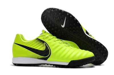 Men's Nike Tiempox Ligera IV TF Artificial Turf Low-Tops Football Shoes - Yellow/Black/White