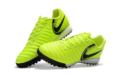 Men's Nike Tiempox Ligera IV TF Artificial Turf Low-Tops Football Shoes - Yellow/Black/White