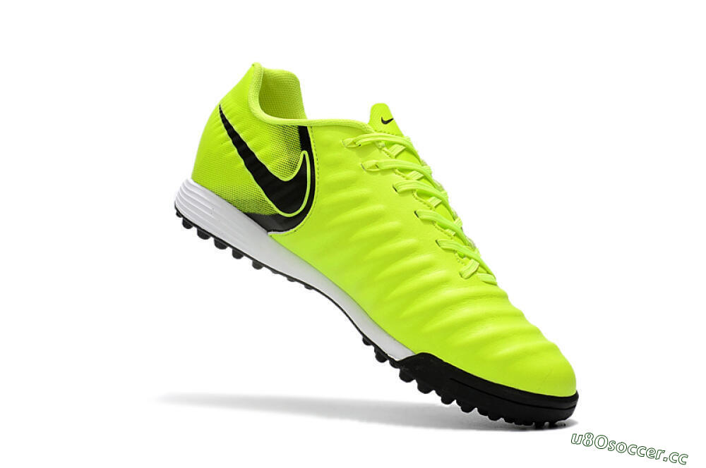Men's Nike Tiempox Ligera IV TF Artificial Turf Low-Tops Football Shoes - Yellow/Black/White 7