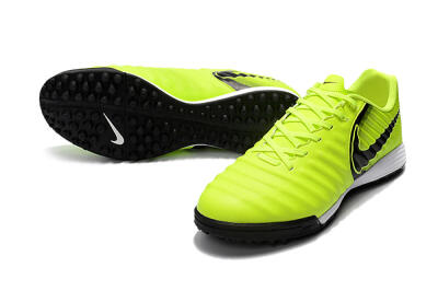 Men's Nike Tiempox Ligera IV TF Artificial Turf Low-Tops Football Shoes - Yellow/Black/White