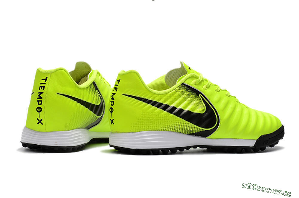 Men's Nike Tiempox Ligera IV TF Artificial Turf Low-Tops Football Shoes - Yellow/Black/White 9