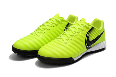 Men's Nike Tiempox Ligera IV TF Artificial Turf Low-Tops Football Shoes - Yellow/Black/White