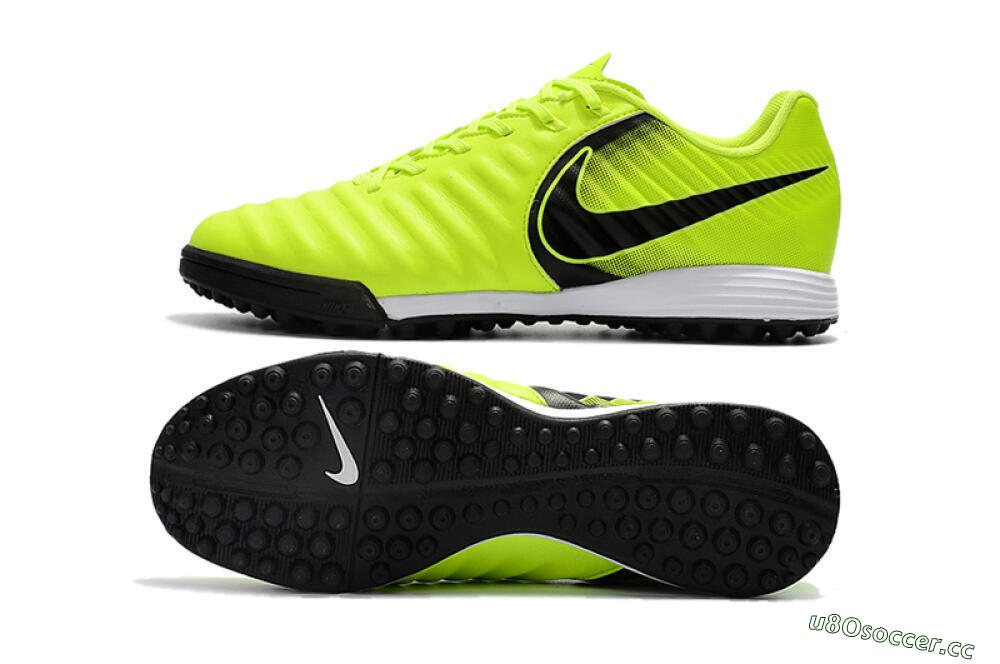 Men's Nike Tiempox Ligera IV TF Artificial Turf Low-Tops Football Shoes - Yellow/Black/White 1
