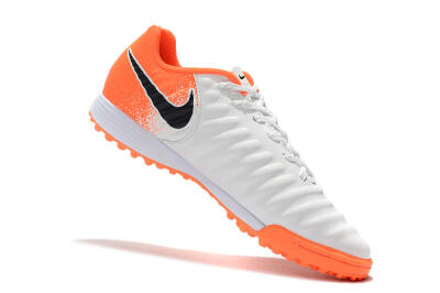 Men's Nike Tiempox Ligera IV TF Artificial Turf Low-Tops Football Shoes - White/Black/Red