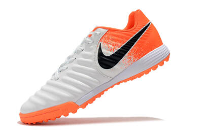 Men's Nike Tiempox Ligera IV TF Artificial Turf Low-Tops Football Shoes - White/Black/Red