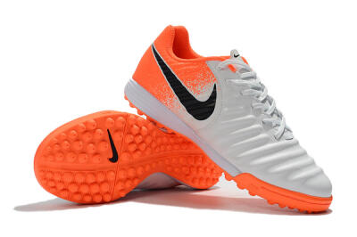 Men's Nike Tiempox Ligera IV TF Artificial Turf Low-Tops Football Shoes - White/Black/Red