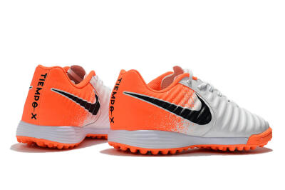 Men's Nike Tiempox Ligera IV TF Artificial Turf Low-Tops Football Shoes - White/Black/Red