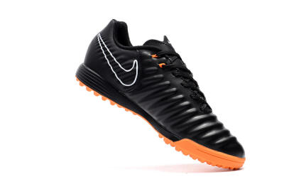 Men's Nike Tiempox Ligera IV TF Artificial Turf Low-Tops Football Shoes - Black/White/Red