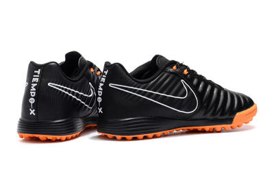 Men's Nike Tiempox Ligera IV TF Artificial Turf Low-Tops Football Shoes - Black/White/Red