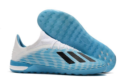 Men's Adidas X 19.1 IC Indoor & Futsal Low-Tops Football Shoes - Blue/Black/White