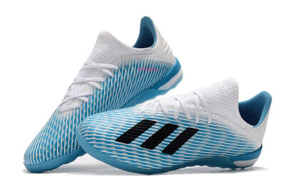 Men's Adidas X 19.1 IC Indoor & Futsal Low-Tops Football Shoes - Blue/Black/White