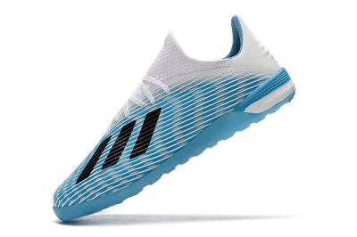 Men's Adidas X 19.1 IC Indoor & Futsal Low-Tops Football Shoes - Blue/Black/White